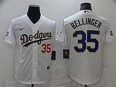 Dodgers 35 Cody Bellinger White Nike 2021 Gold Program Cool Base Jersey,baseball caps,new era cap wholesale,wholesale hats